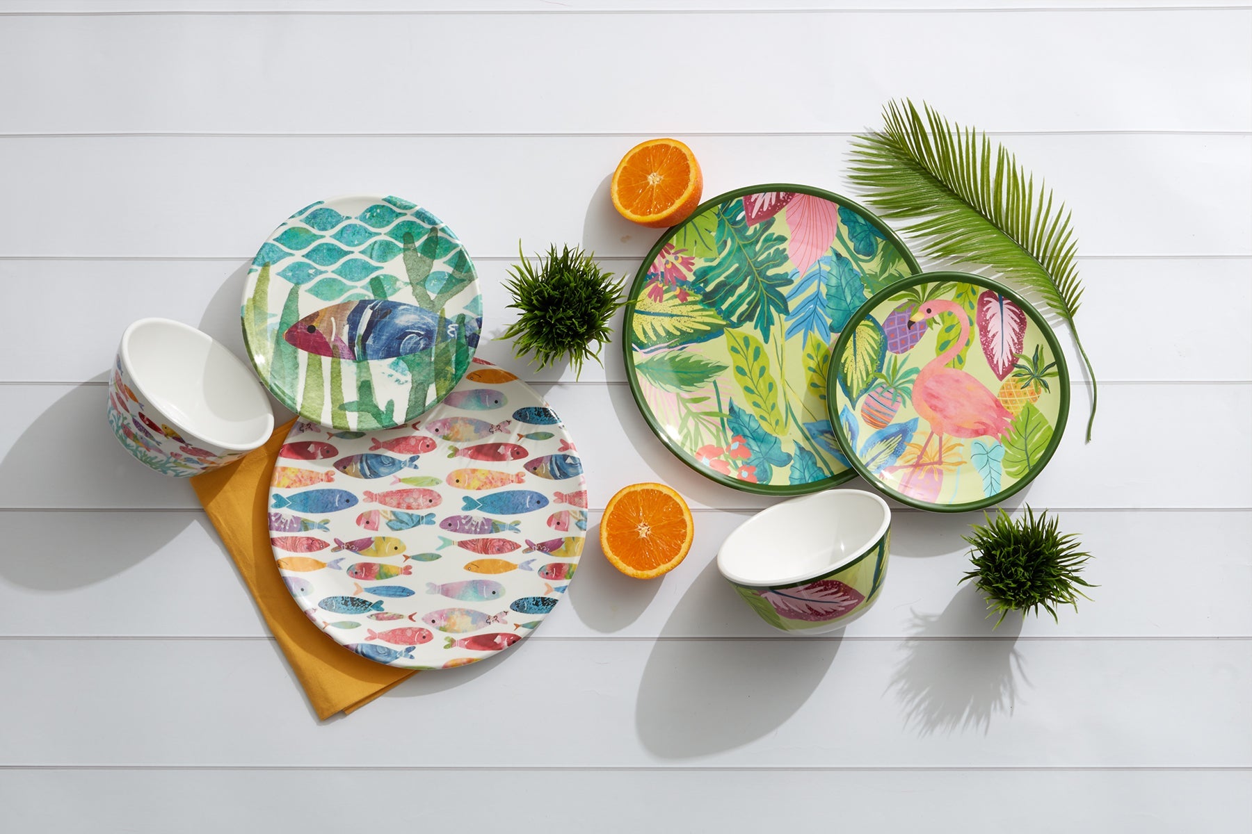 Outdoor collection melamine best sale