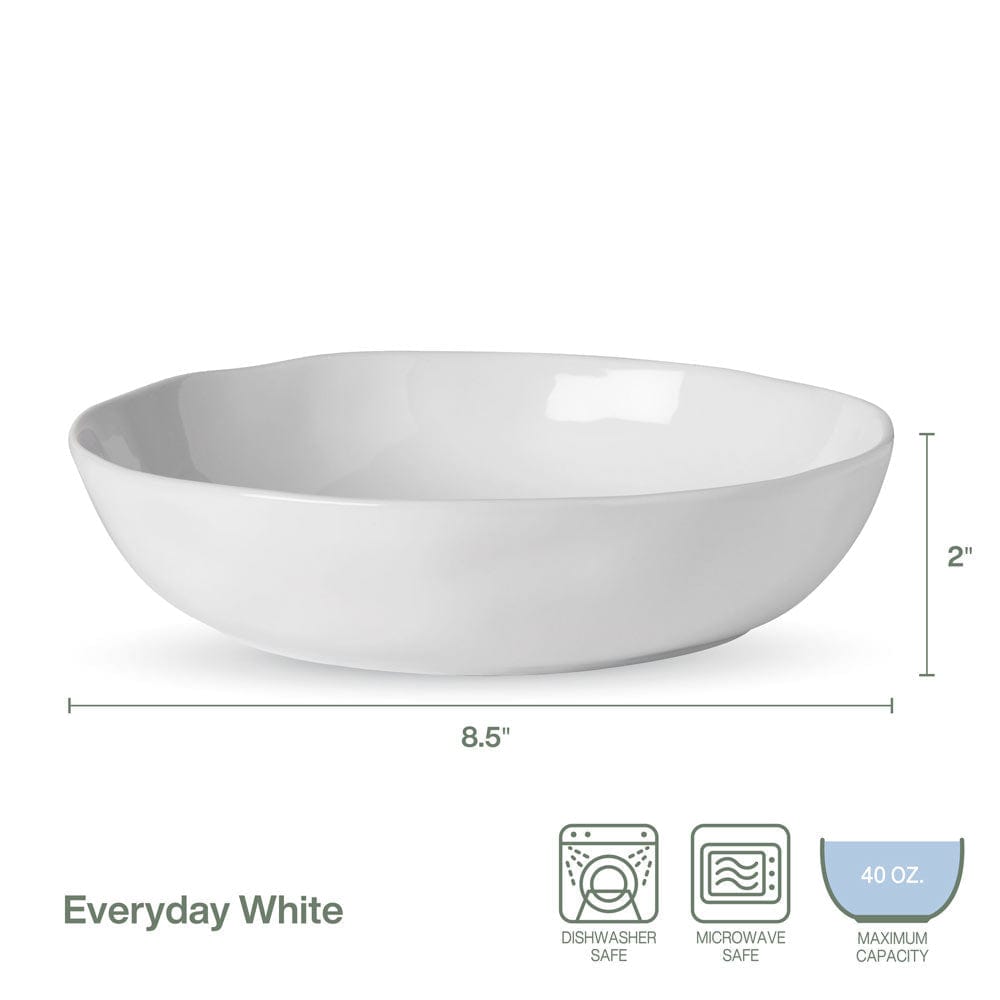 Fitz and Floyd Everyday White Organic 4-Piece Cereal Bowl Set — Faraday's  Kitchen Store
