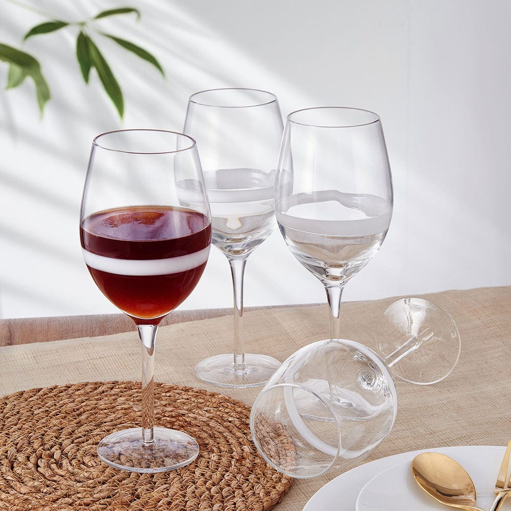 Red and White Wine Glass Set