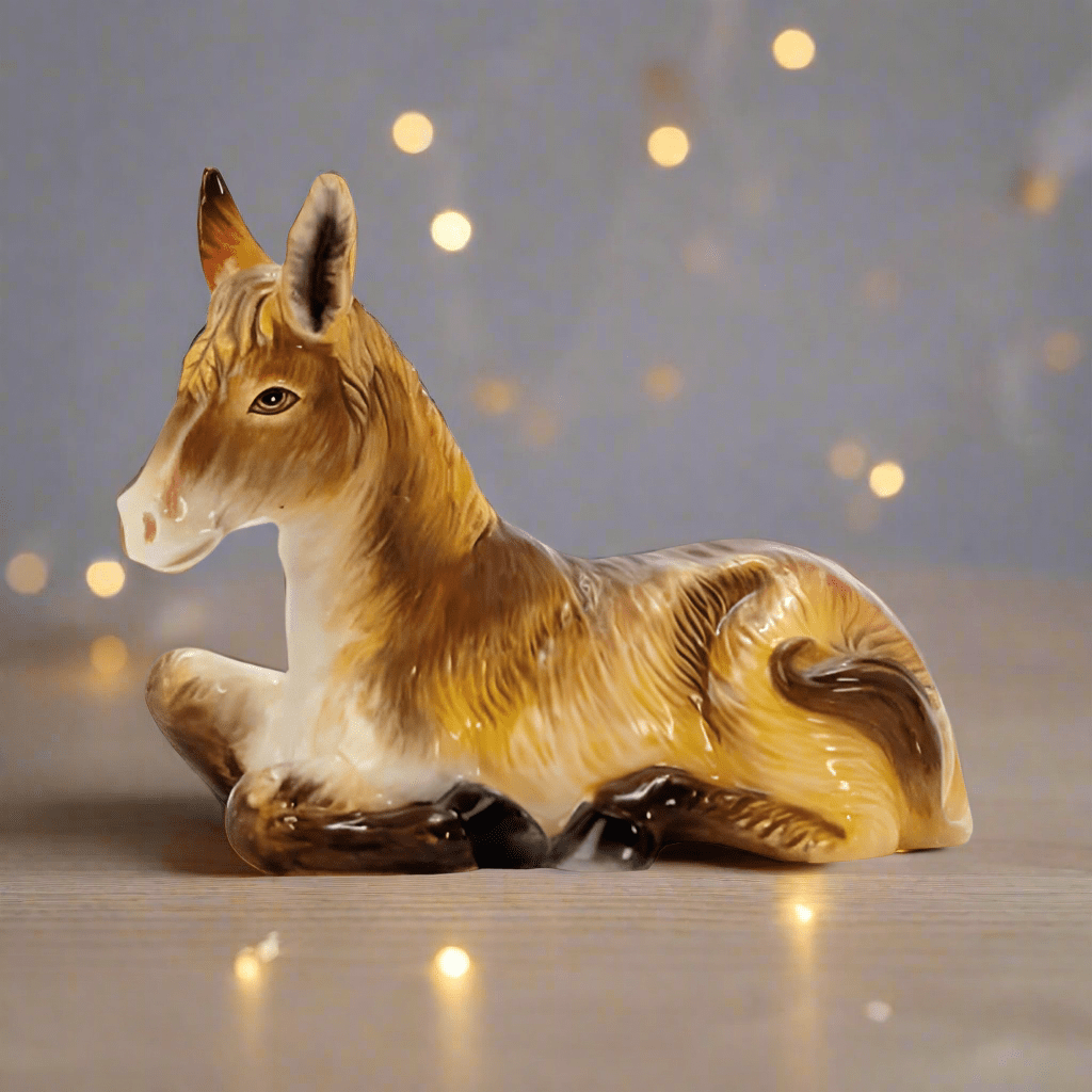 Nativity Donkey Figurine, 5.5 IN