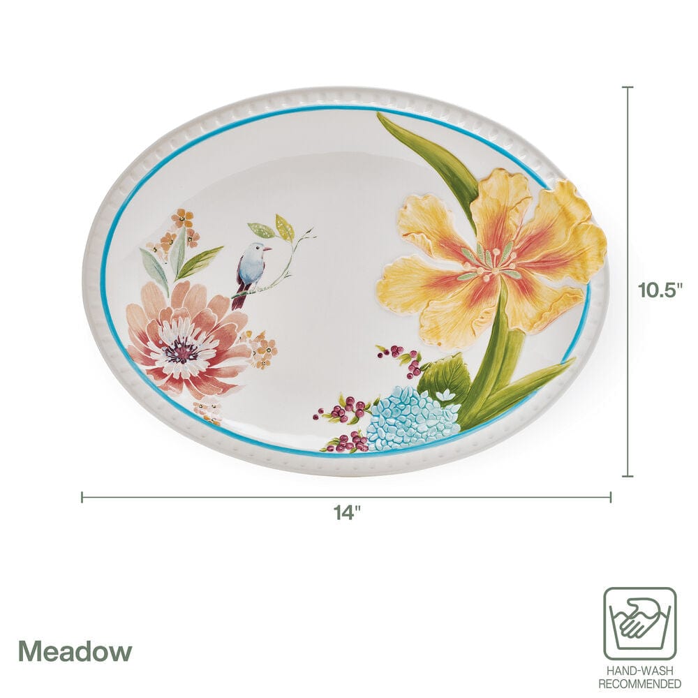 Meadow Platter, 14.25 IN