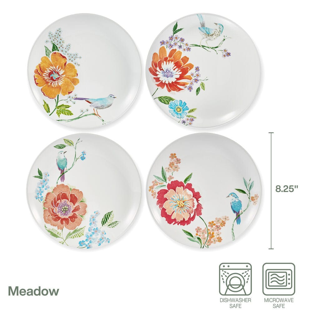 Meadow Set of 4 Salad Plates