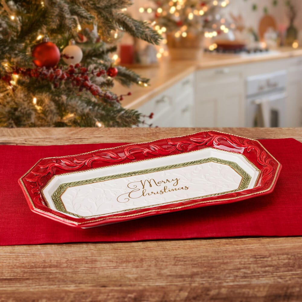 Telluride Merry Christmas Bread Tray