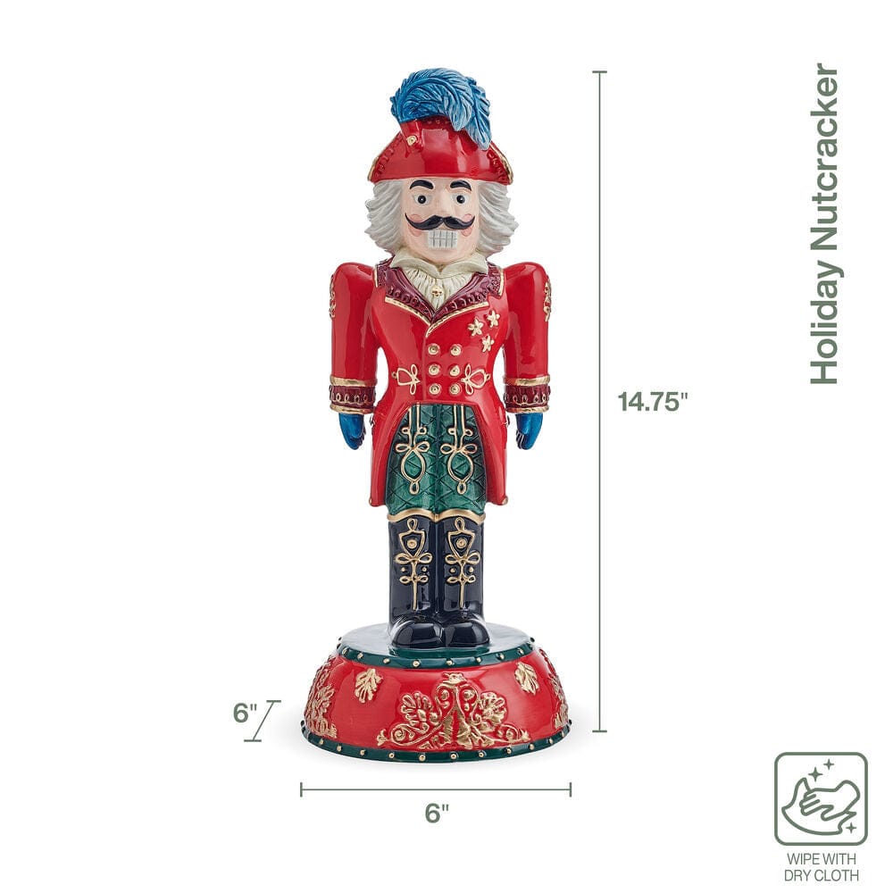 Albert Holiday Nutcracker Figurine, 14.75 IN