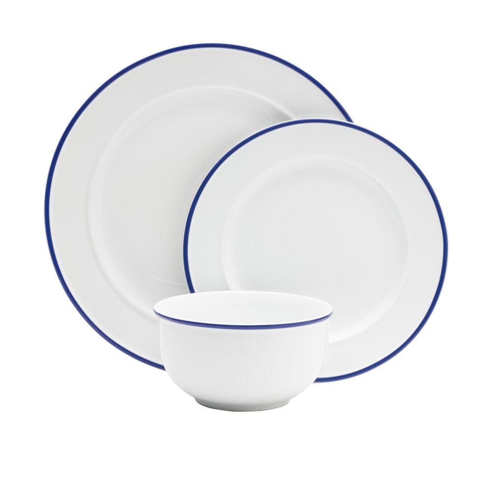 Everyday White® Bistro Blue 12 Piece Dinnerware Set, Service for 4