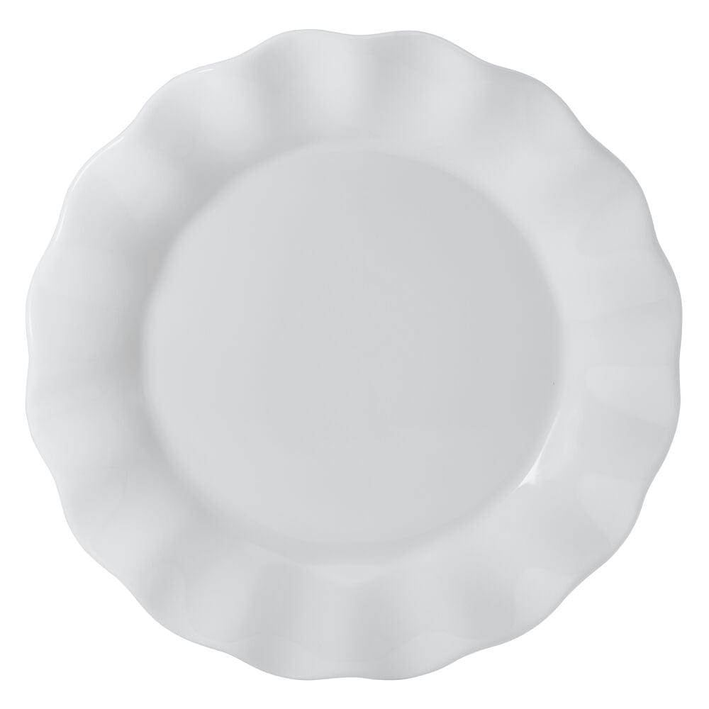 Everyday White® Scalloped 12 Piece Dinnerware Set, Service for 4