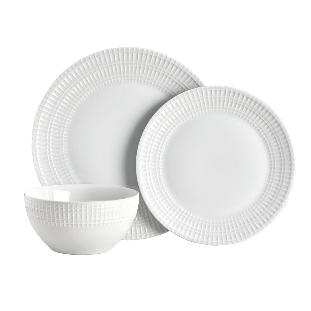 Everyday White® Dillan 12 Piece Dinnerware Set, Service for 4