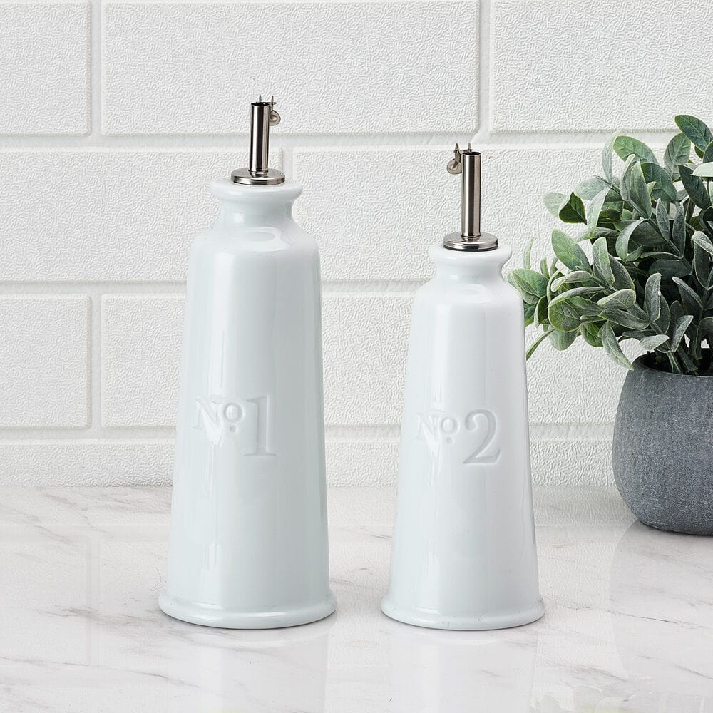 Everyday White® Bistro Oil and Vinegar Bottle Set