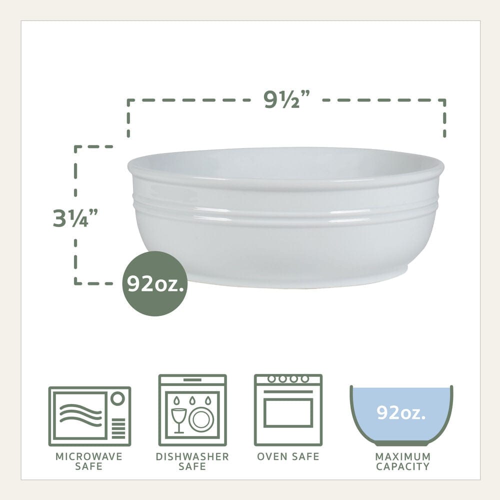 Everyday White® Bistro Serving Bowl