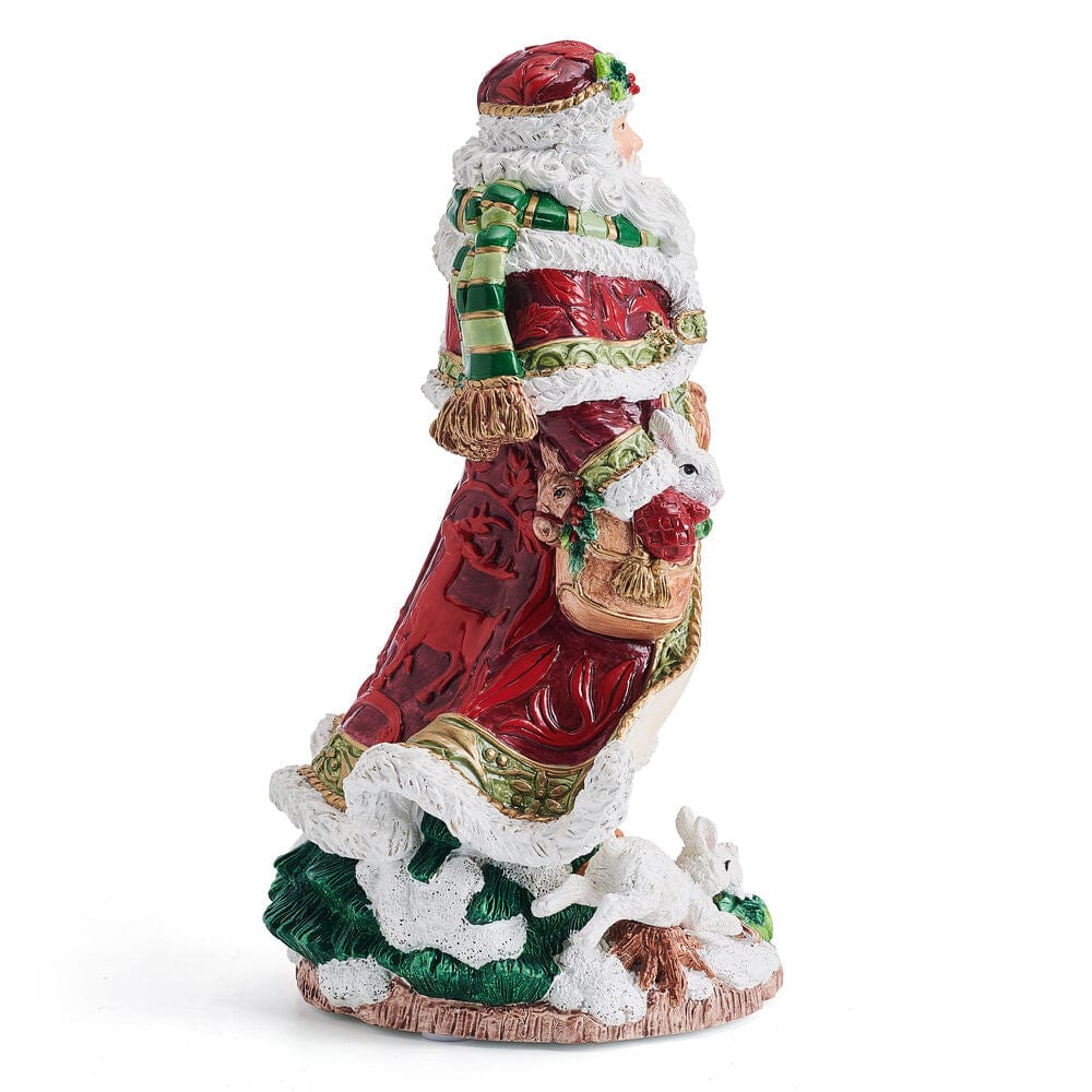 Holiday Musical Telluride Santa Figurine, 11 IN