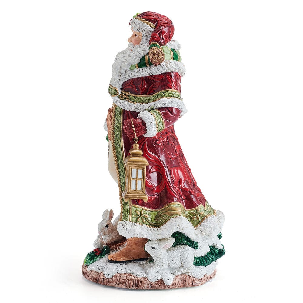 Holiday Musical Telluride Santa Figurine, 11 IN