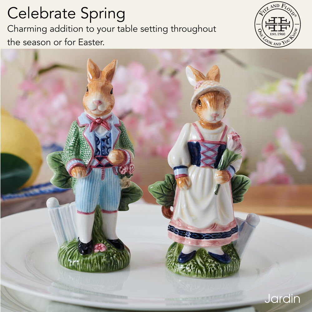 Jardin Rabbit Salt and Pepper Set