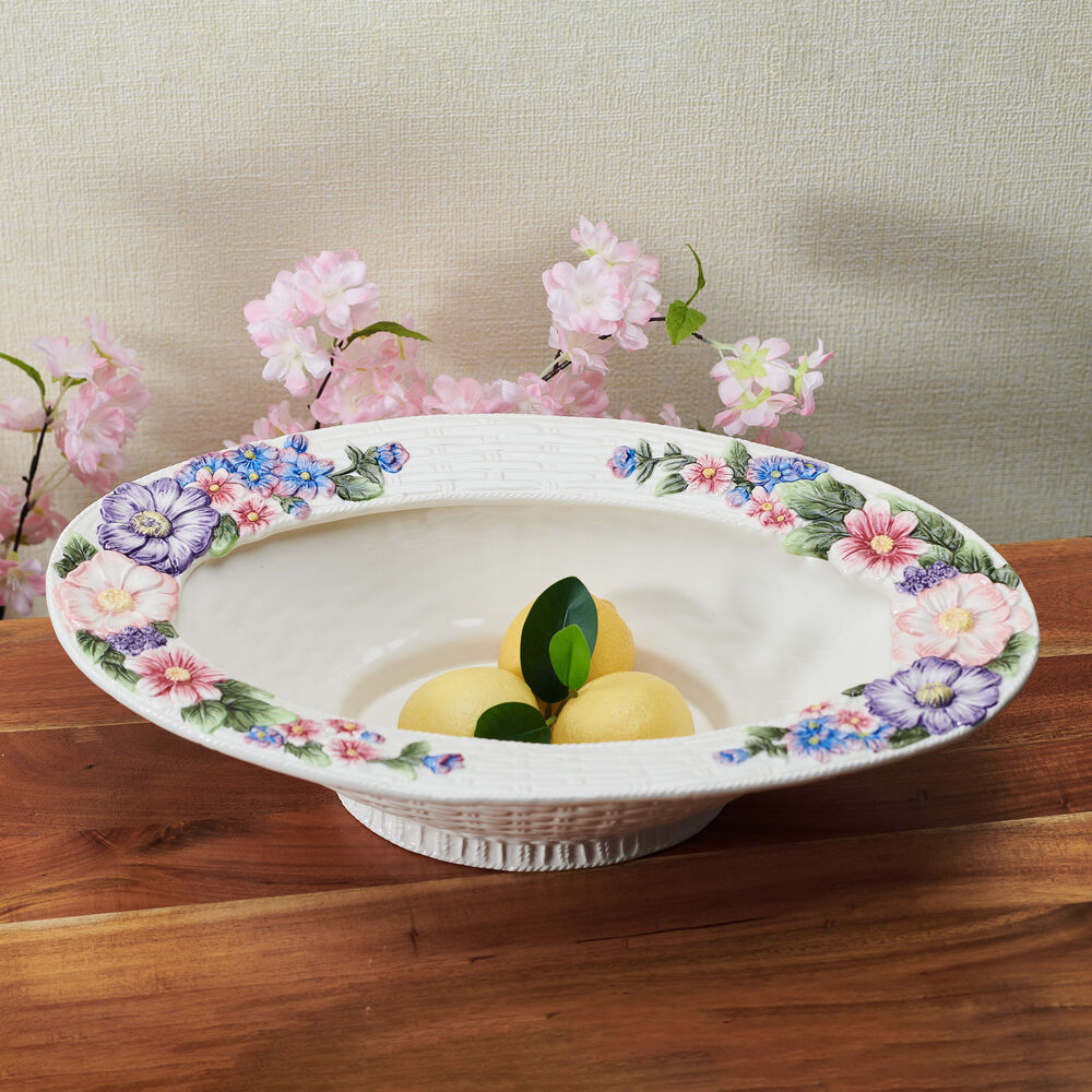 Jardin Centerpiece Serving Bowl, 18 IN