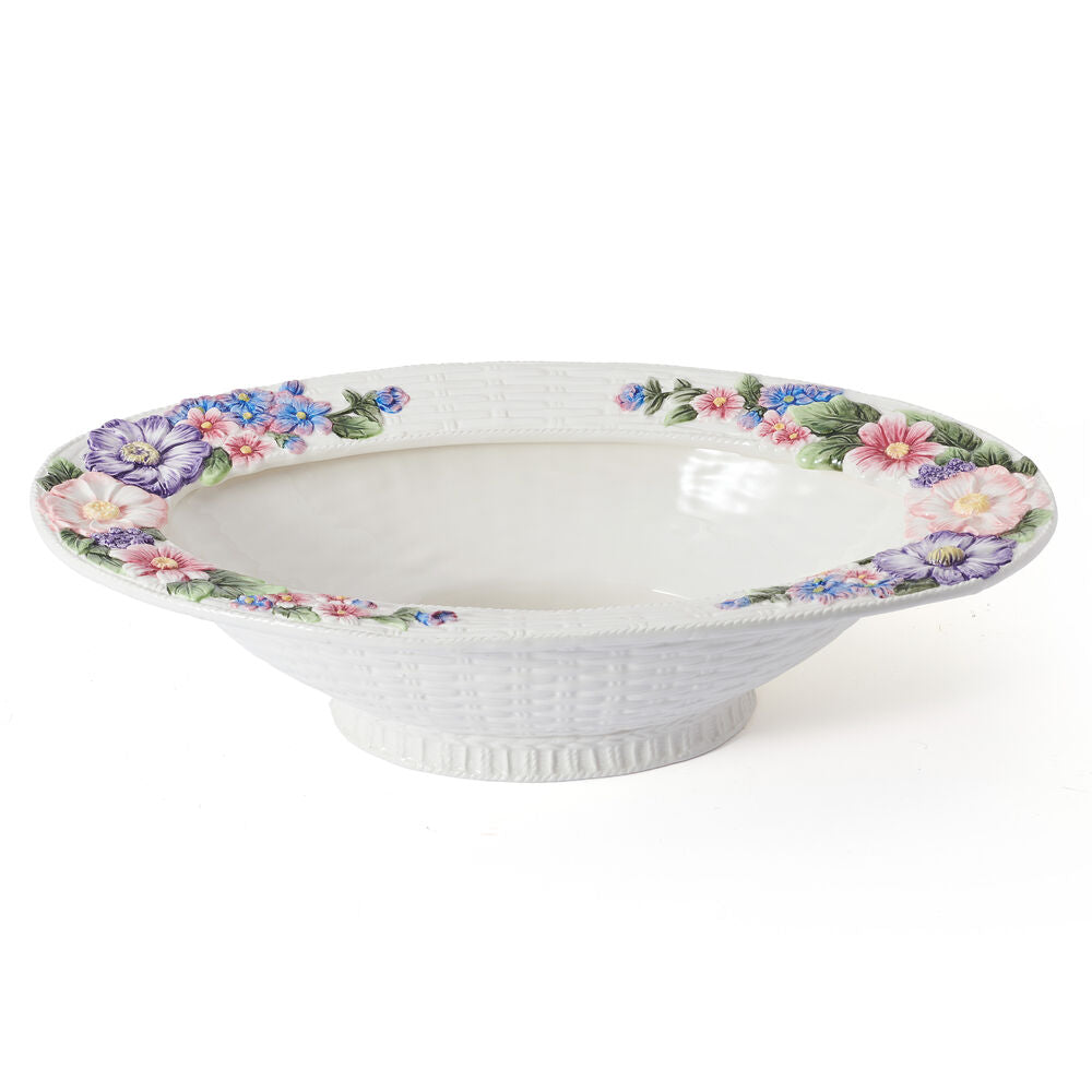 Jardin Centerpiece Serving Bowl, 18 IN