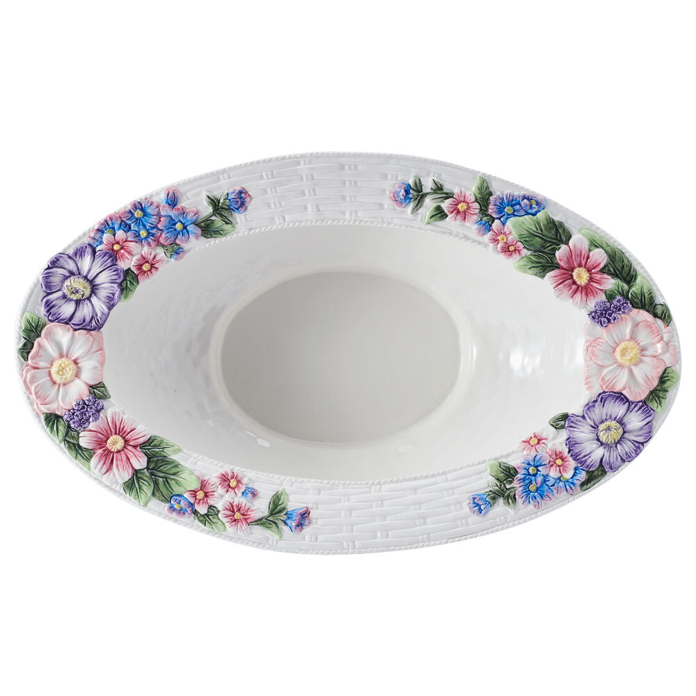 Jardin Centerpiece Serving Bowl, 18 IN