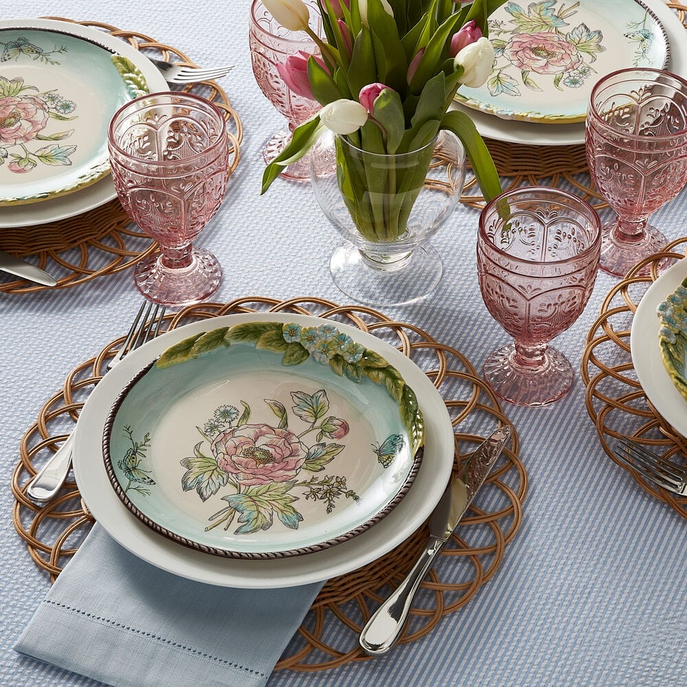 English Garden Set of 4 Bloom Salad Plates