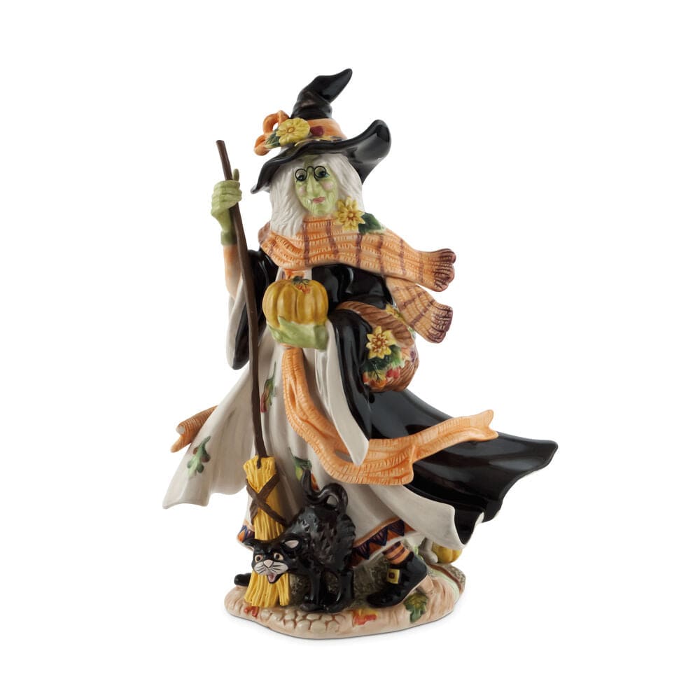 Halloween Harvest Witch Figurine, 16.75 IN