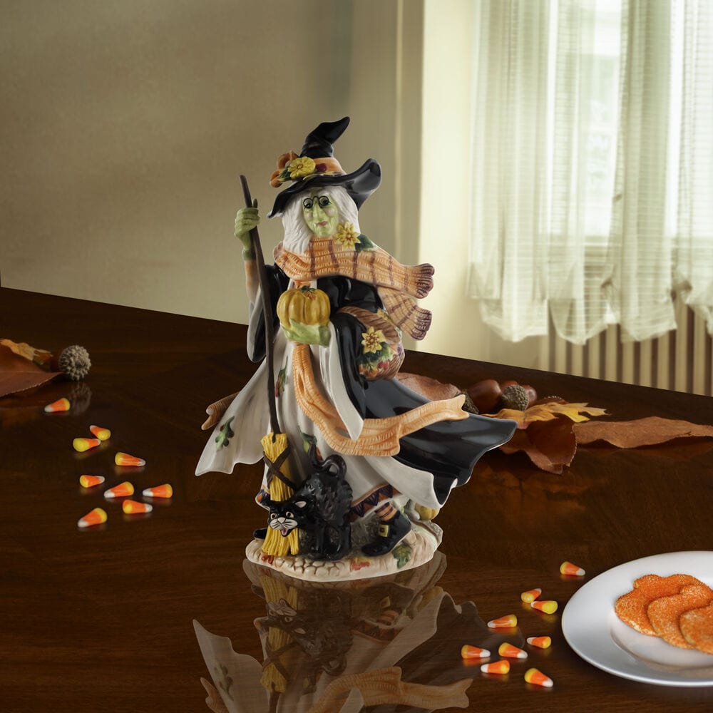 Halloween Harvest Witch Figurine, 16.75 IN