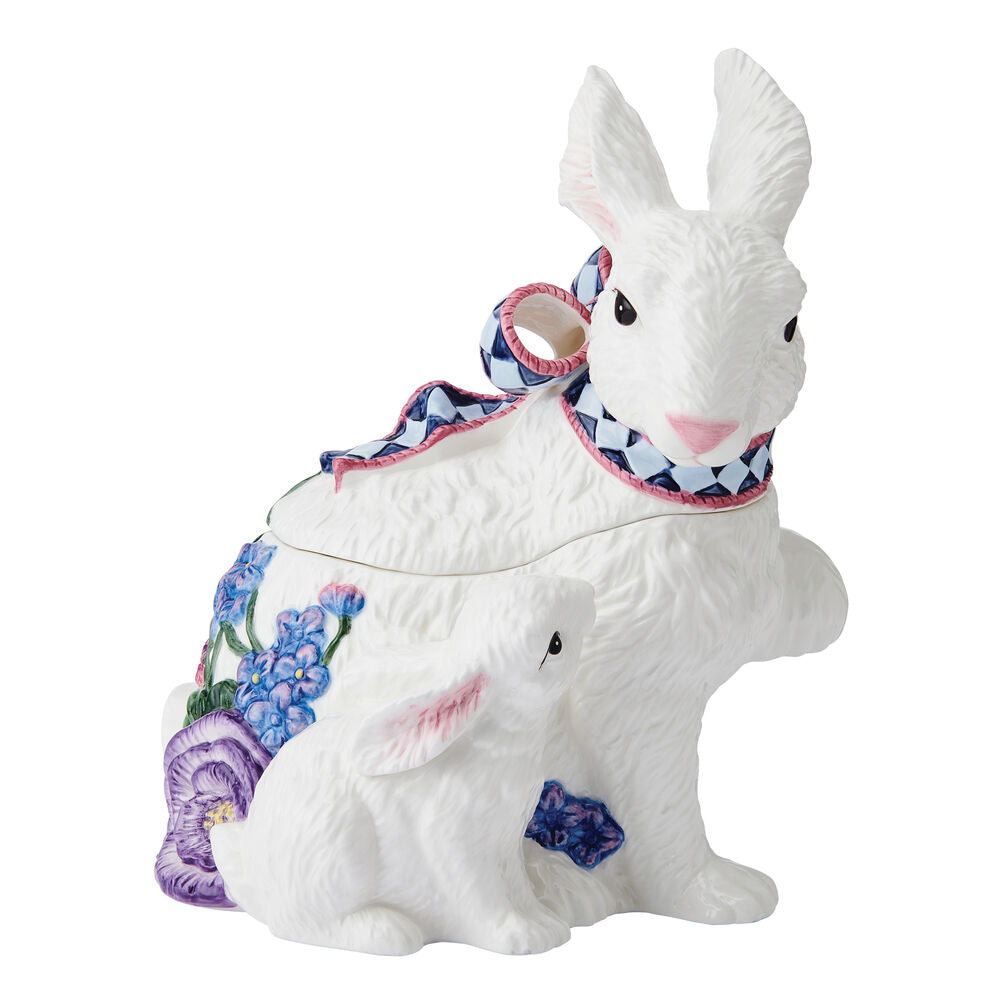 Jardin Rabbit Cookie Jar Figurine