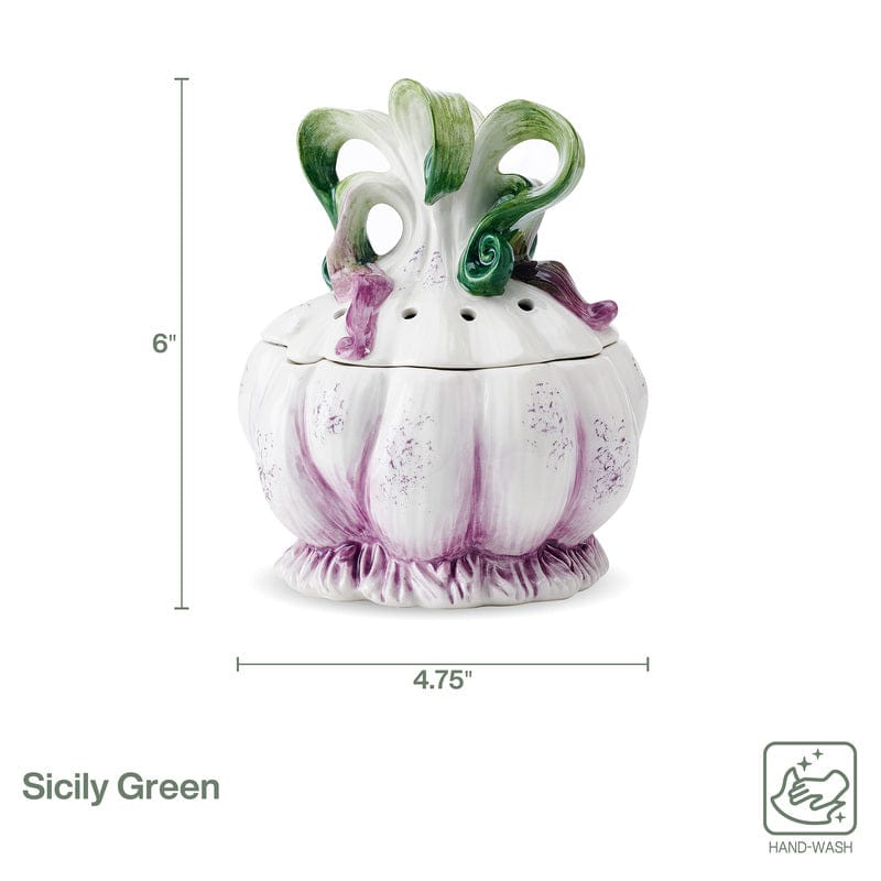 Sicily Green Garlic Keeper