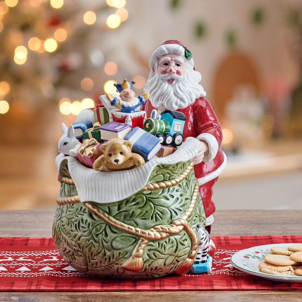 St. Nicholas Cookie Jar, 13.75 IN