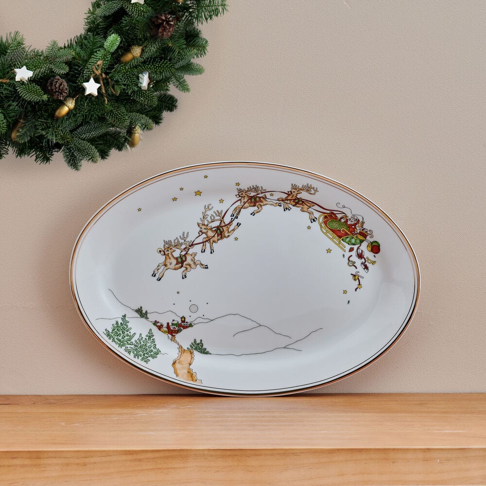 St. Nicholas Gold Platter, 14 IN