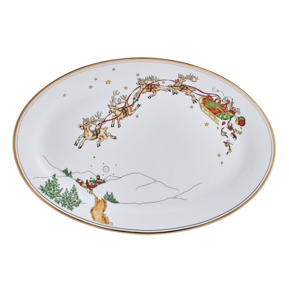 St. Nicholas Gold Platter, 14 IN