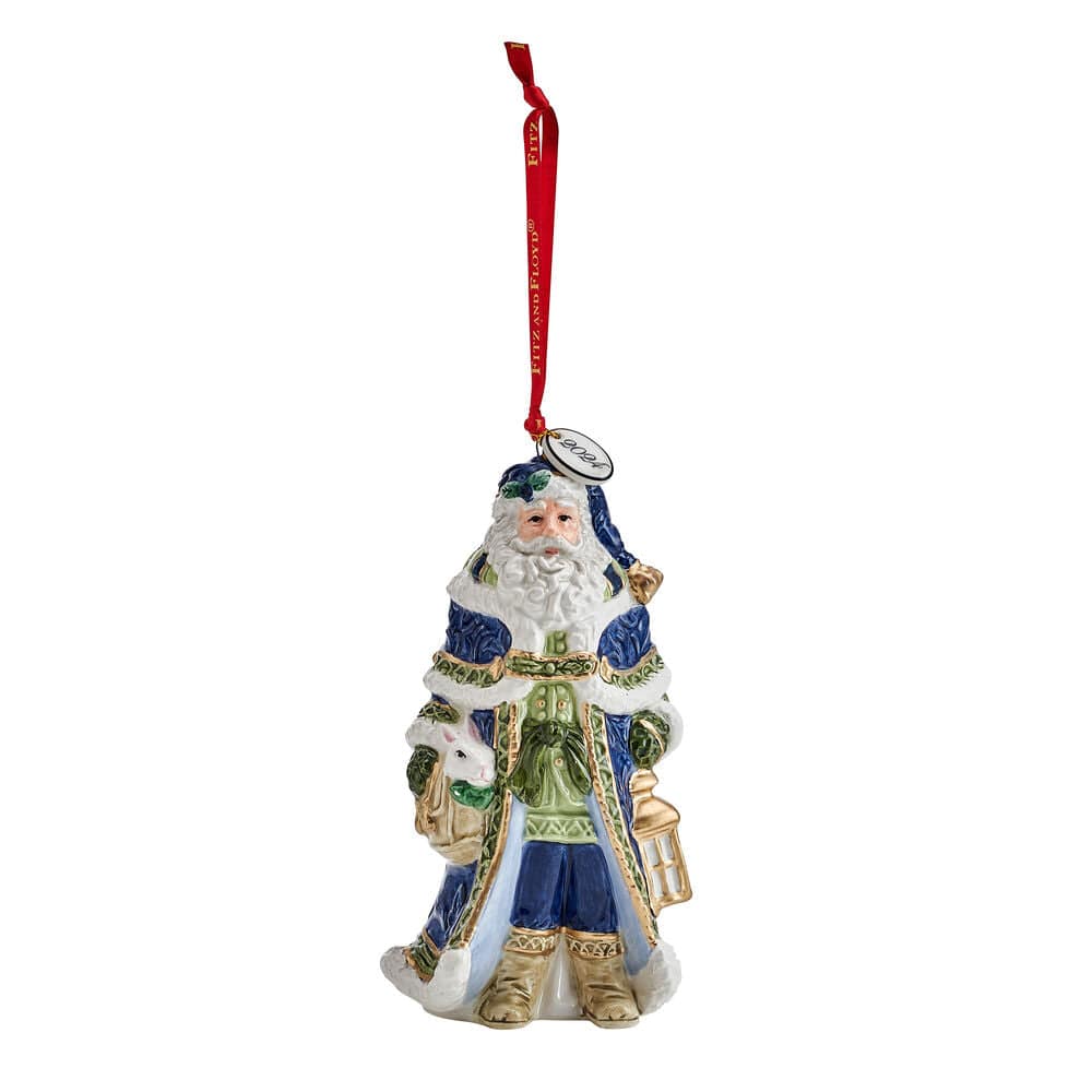 Telluride Blue 2024 Santa Bell Ornament