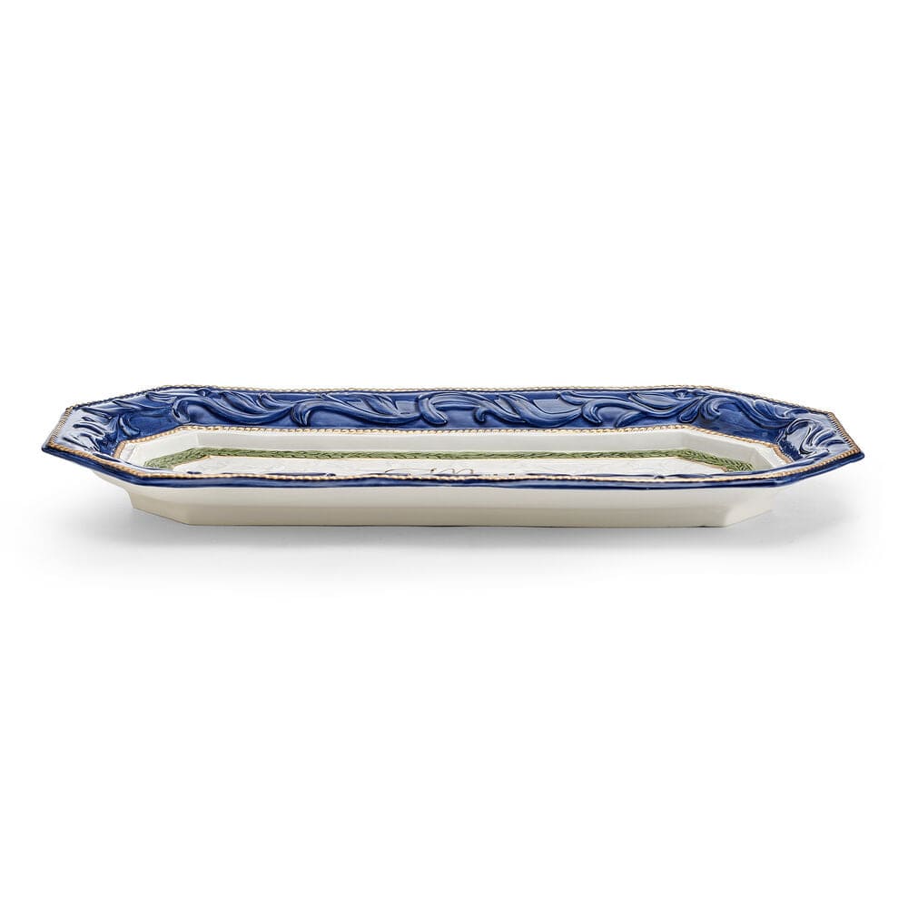 Telluride Blue Merry Christmas Bread Tray