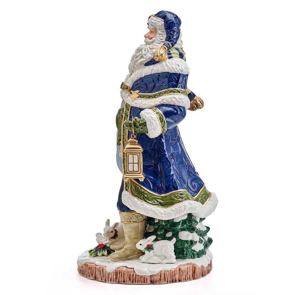 Telluride Blue Grand Santa Figurine, 19 IN