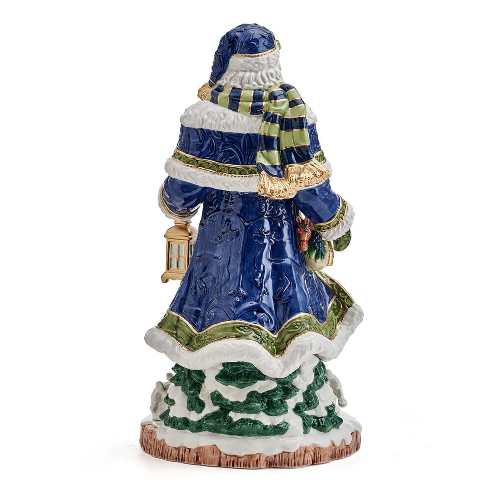 Telluride Blue Grand Santa Figurine, 19 IN