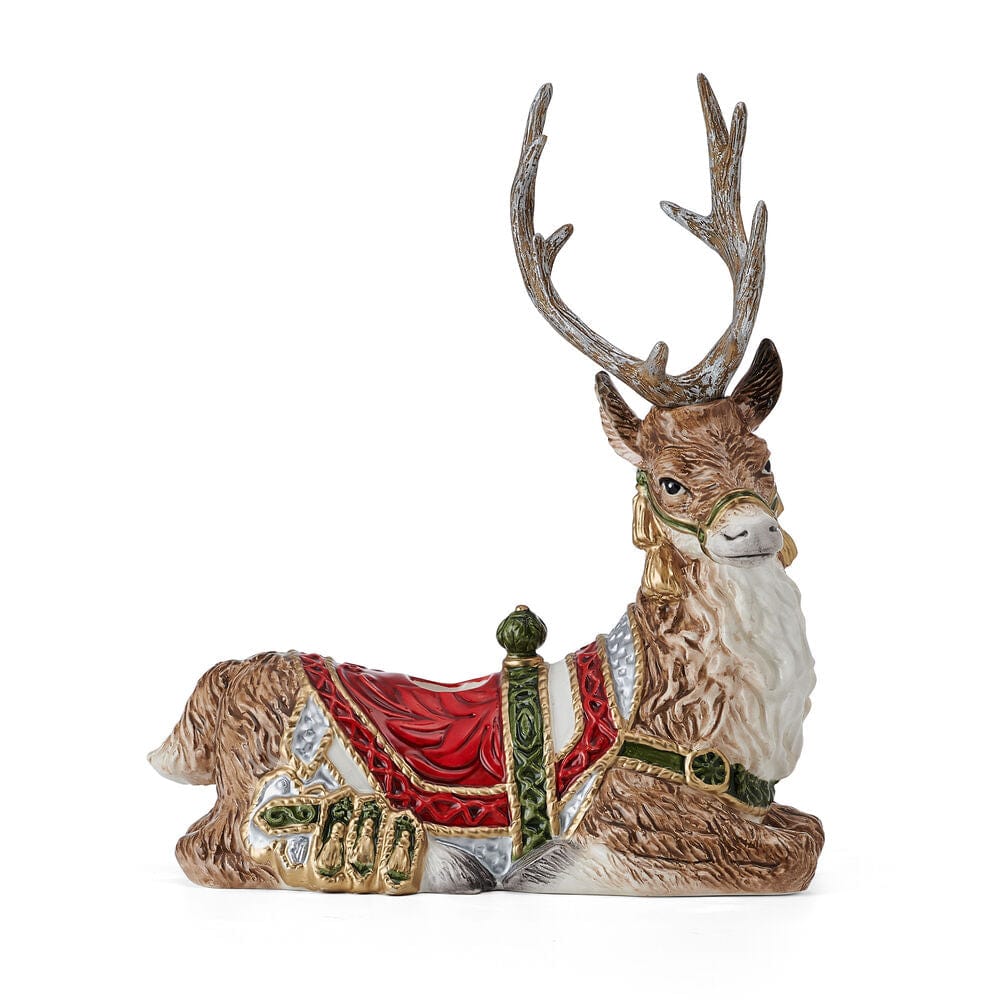 Telluride Resting Deer Candle Holder