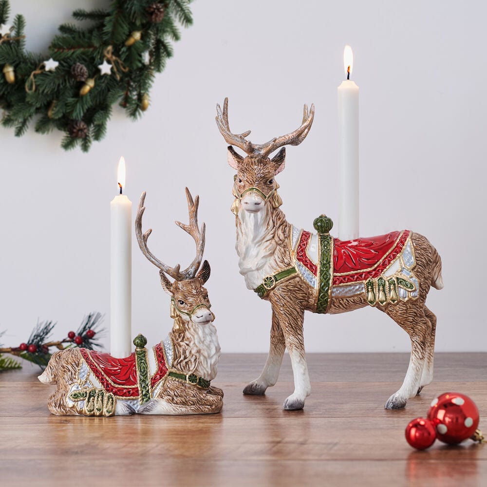 Telluride Resting Deer Candle Holder