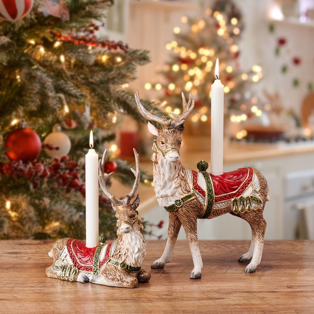 Telluride Resting Deer Candle Holder