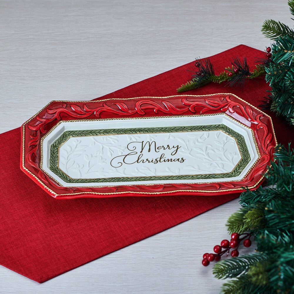 Telluride Merry Christmas Bread Tray