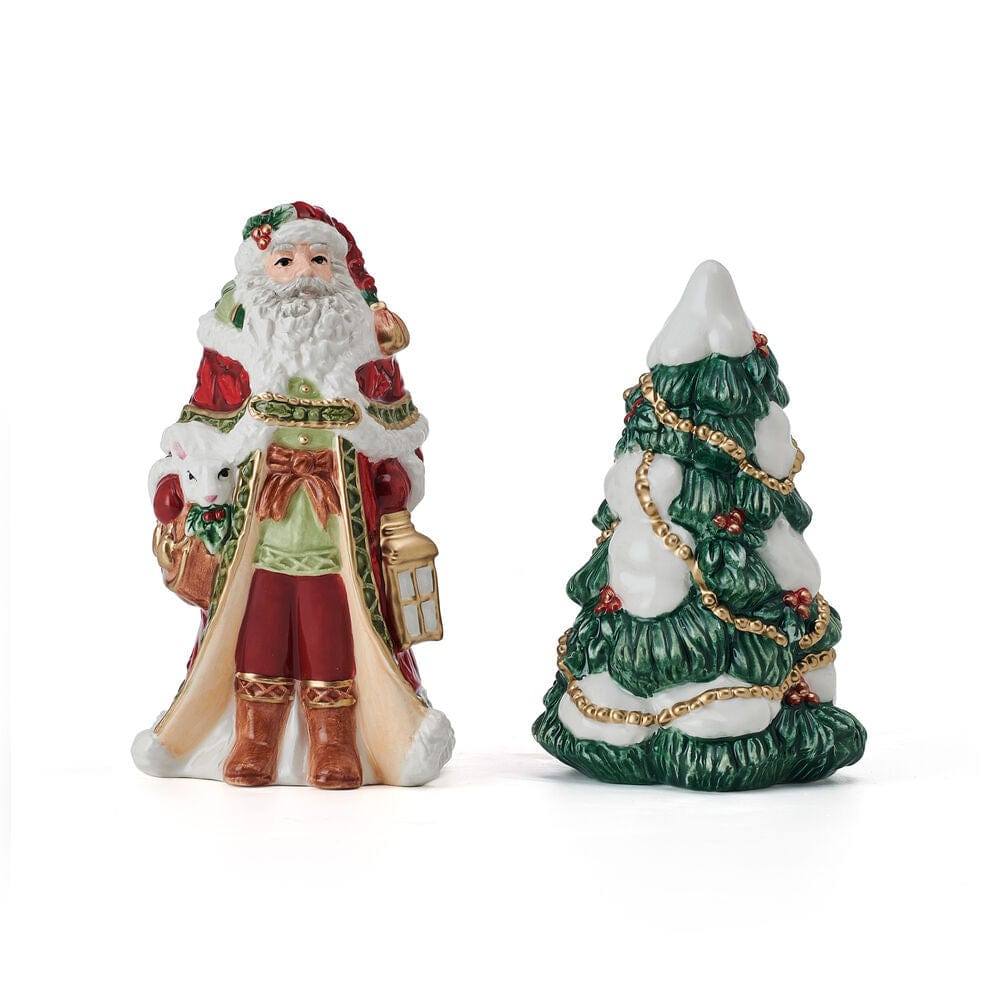 Telluride Santa with Tree Salt and Pepper