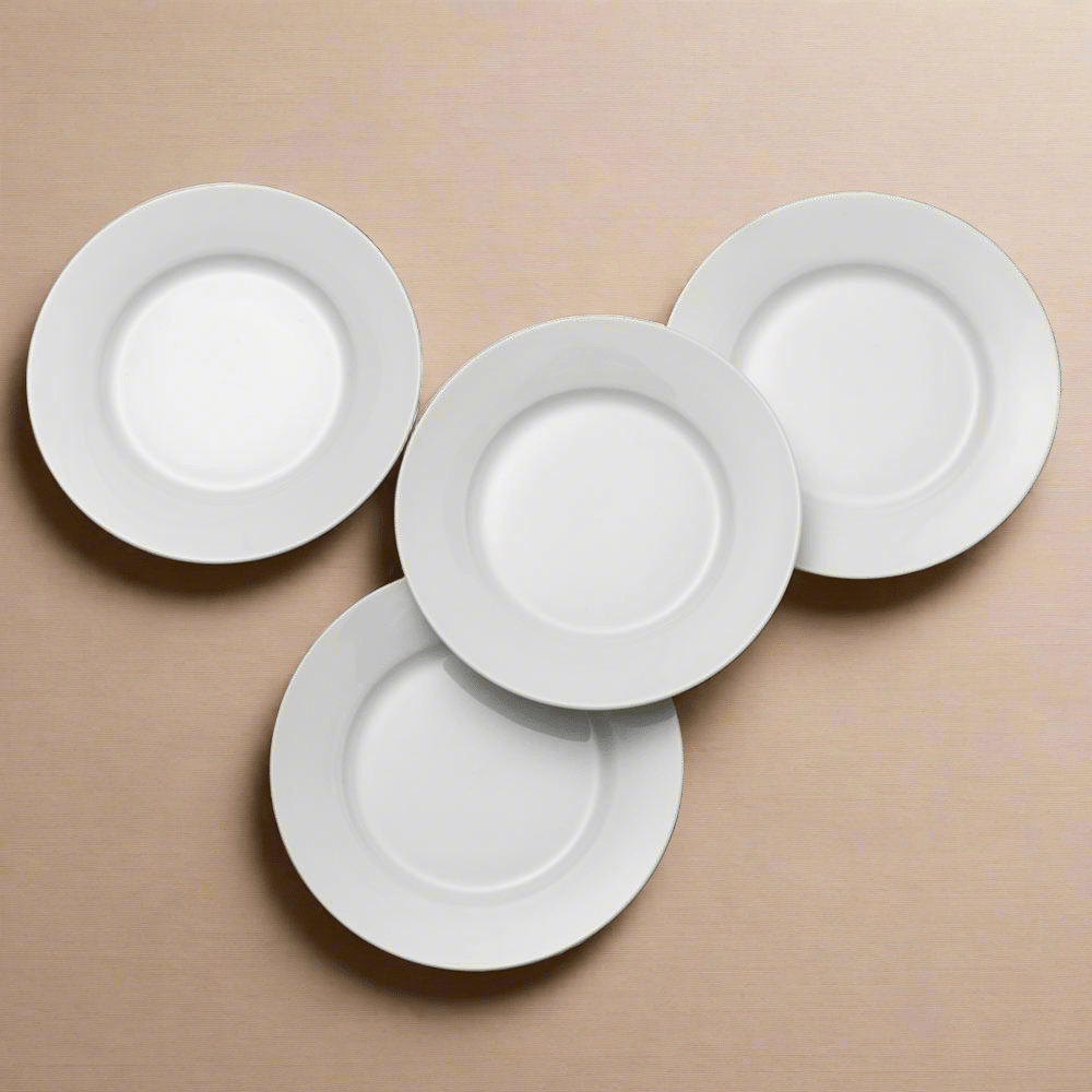 Everyday White® Classic Rim Set of 4 Salad Plates