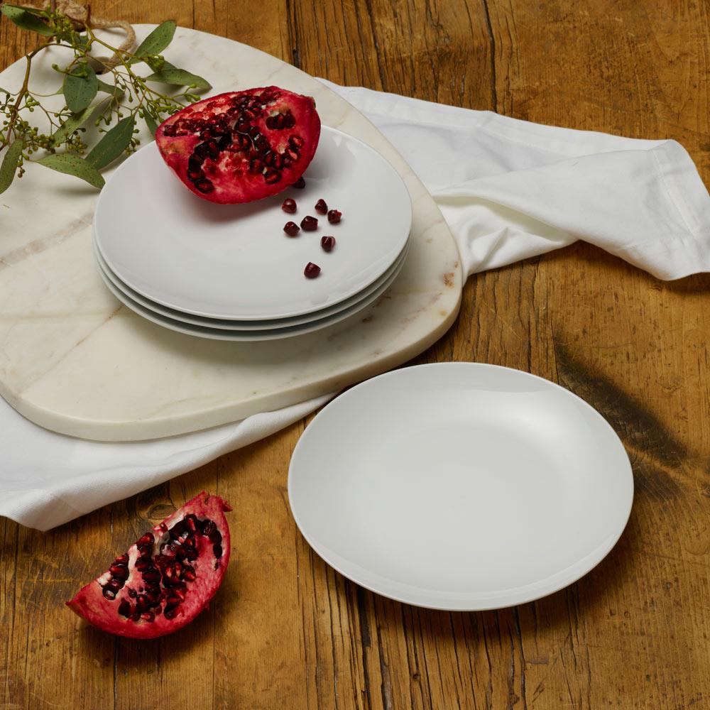 Everyday White® Coupe Set of 4 Salad Plates