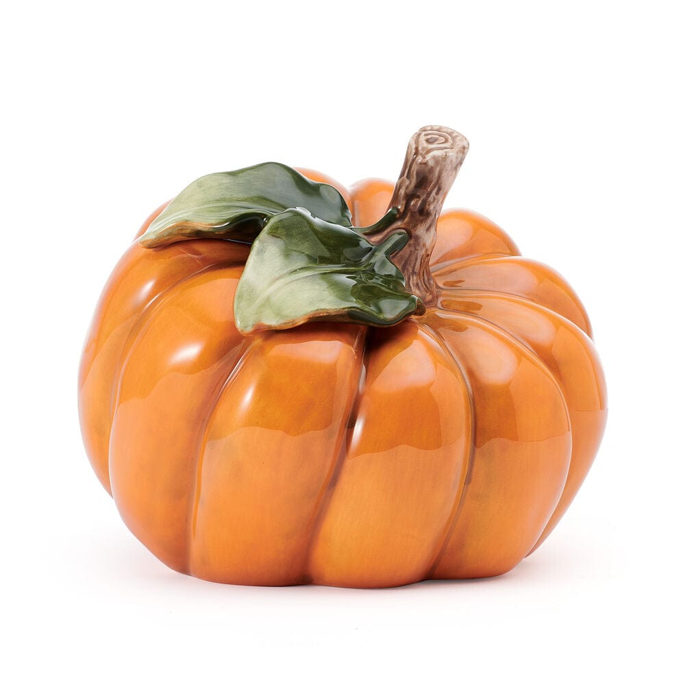 Harvest Halloween Side Pumpkin Figurine