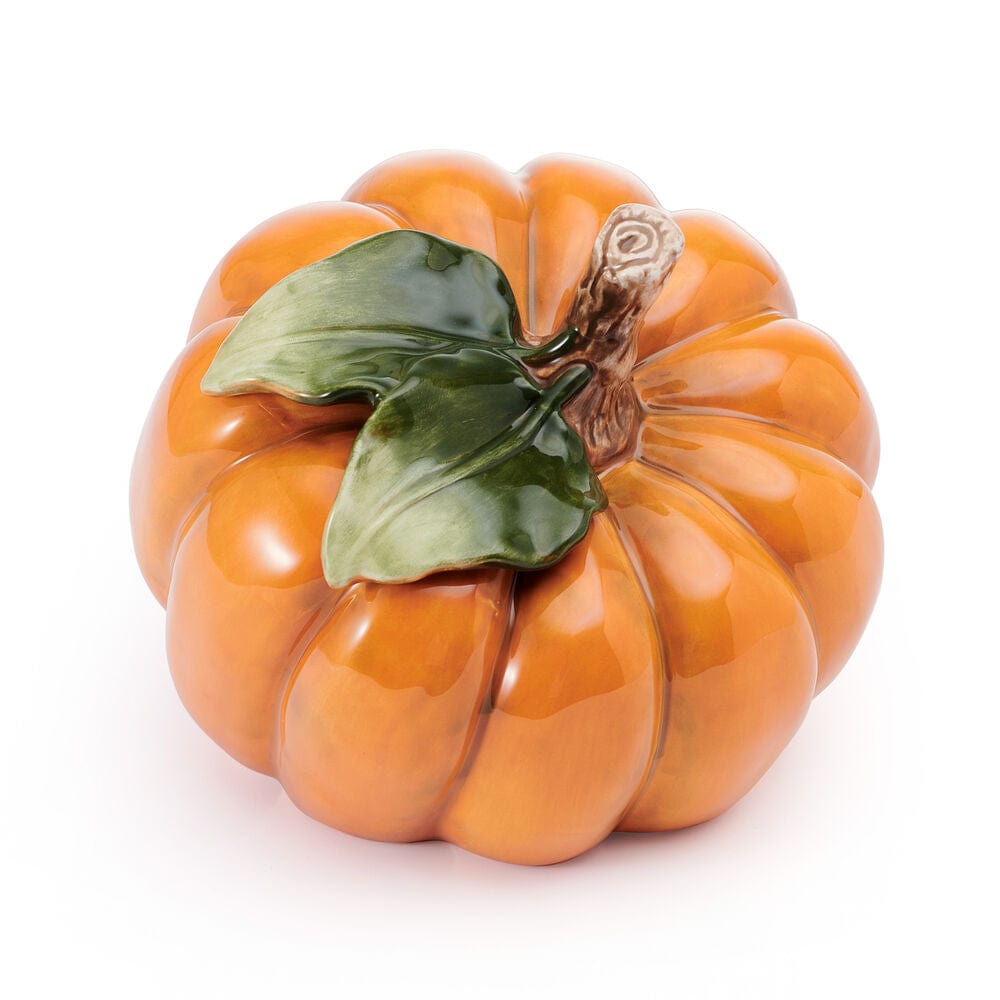 Harvest Halloween Side Pumpkin Figurine