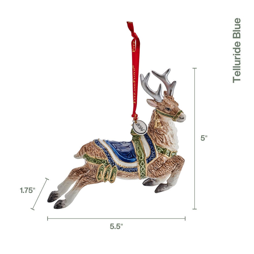 Telluride Blue 2024  Deer Ornament