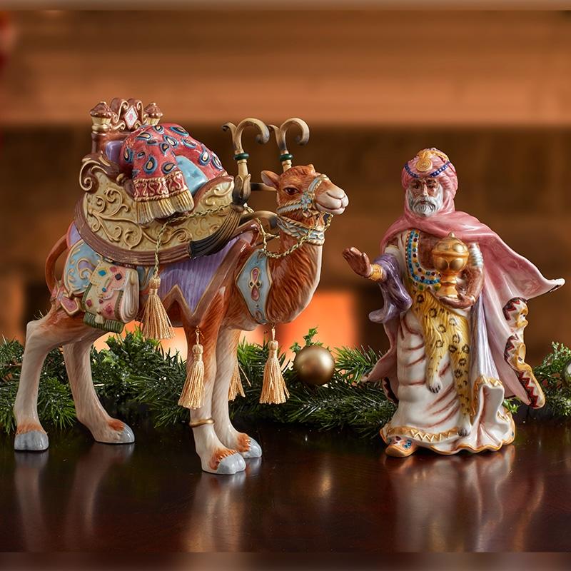 Fitz & Floyd Nativity Oxen & retailer Lamb Figurine - 4.75 Inches Tall