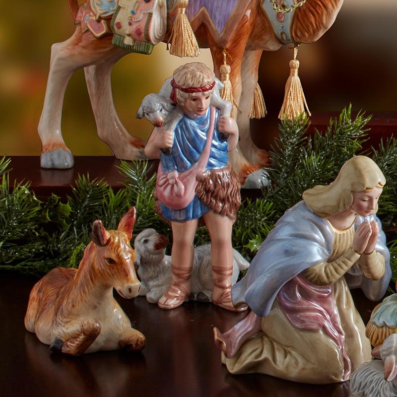 Nativity Shepherd Boy Figurine