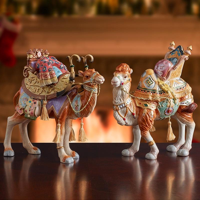 Nativity Nubian Camel Figurine