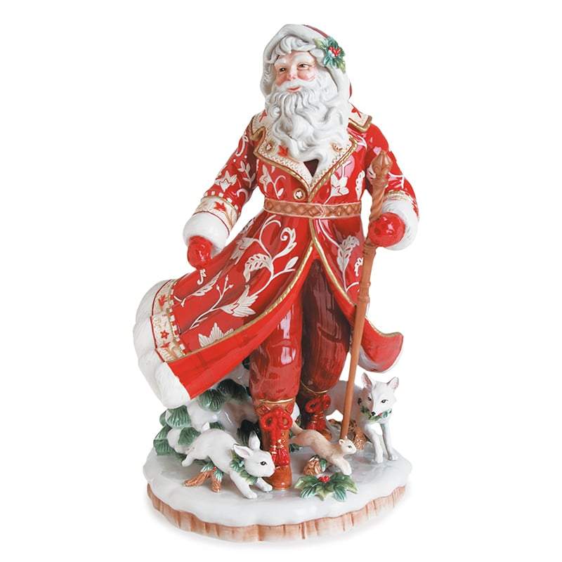 Town and Country Santa Figurine