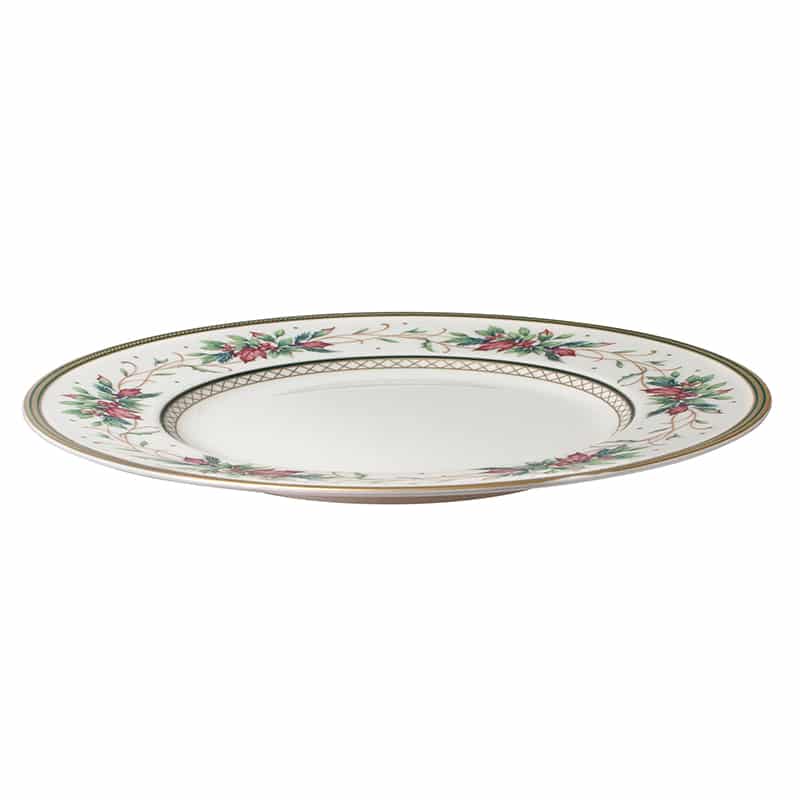 Winter Holiday Dinner Plate