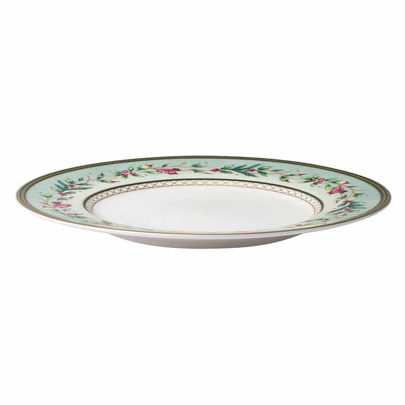 Winter Holiday Garland Salad Plate