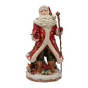 Fitz and Floyd Cardinal Christmas Santa Figurine