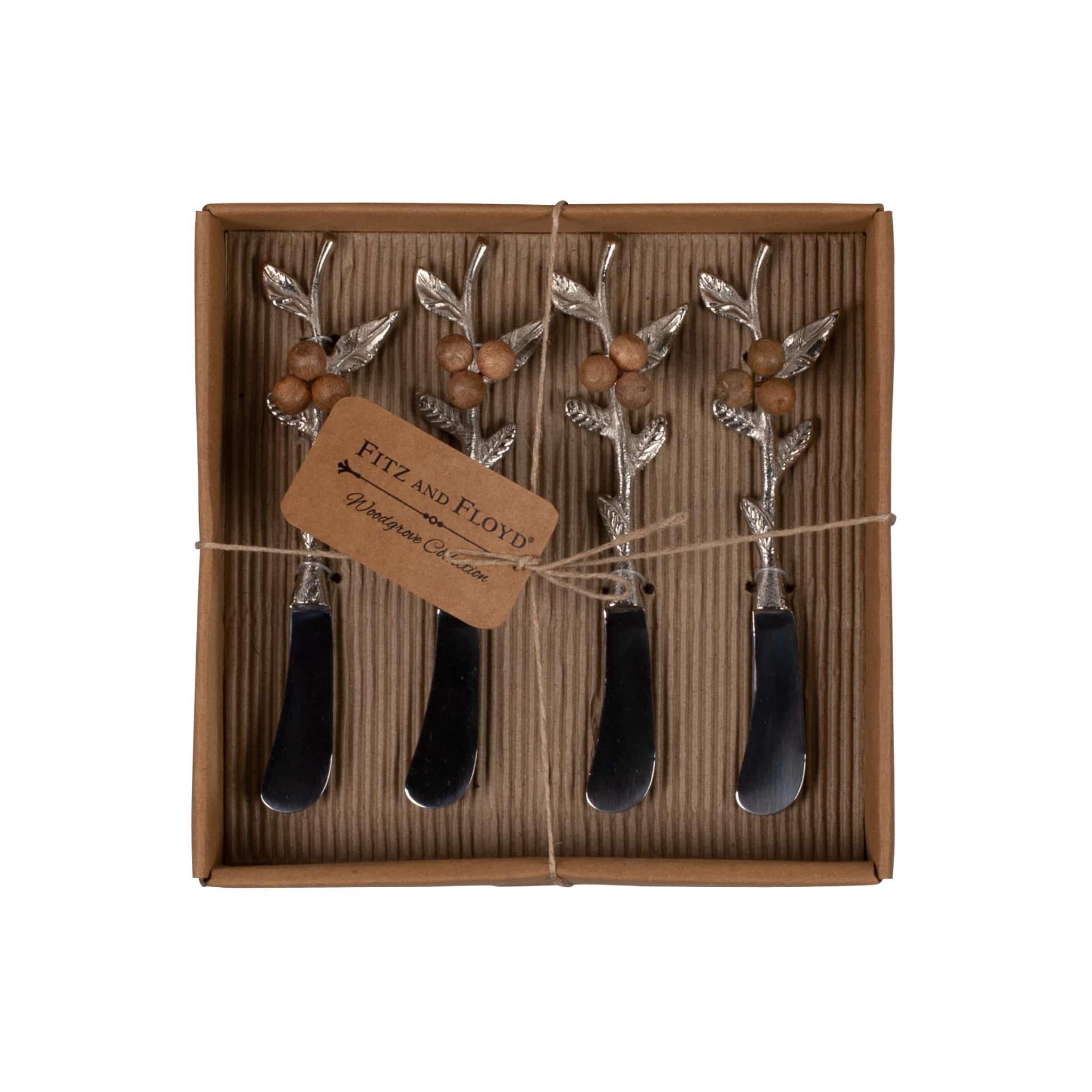 Woodgrove Canape Knife Set of 4