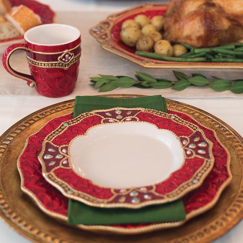 Renaissance Holiday 4 Piece Place Setting